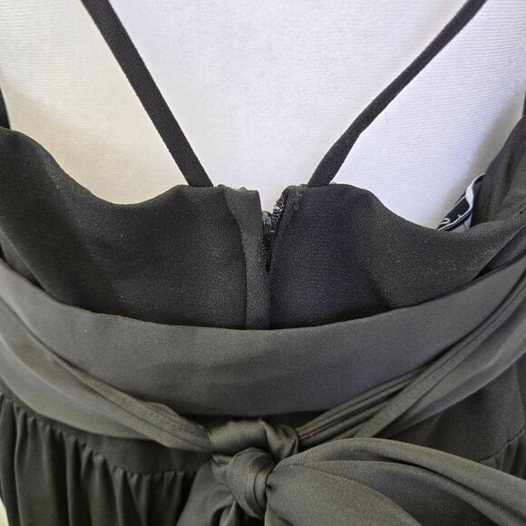 NWT DB Studio Celebrate Double Strap Mixed Media Formal Maxi Dress Size 24 - Picture 7 of 9